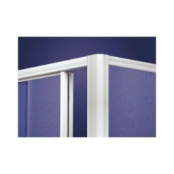 ORION BATH Sopravasca finitura argento satinato 170 cm trasparente (misura 165/170 h.140)