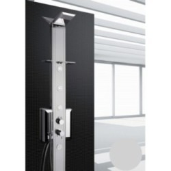 PRISMA pannello doccia termostatico 185 finitura satinato