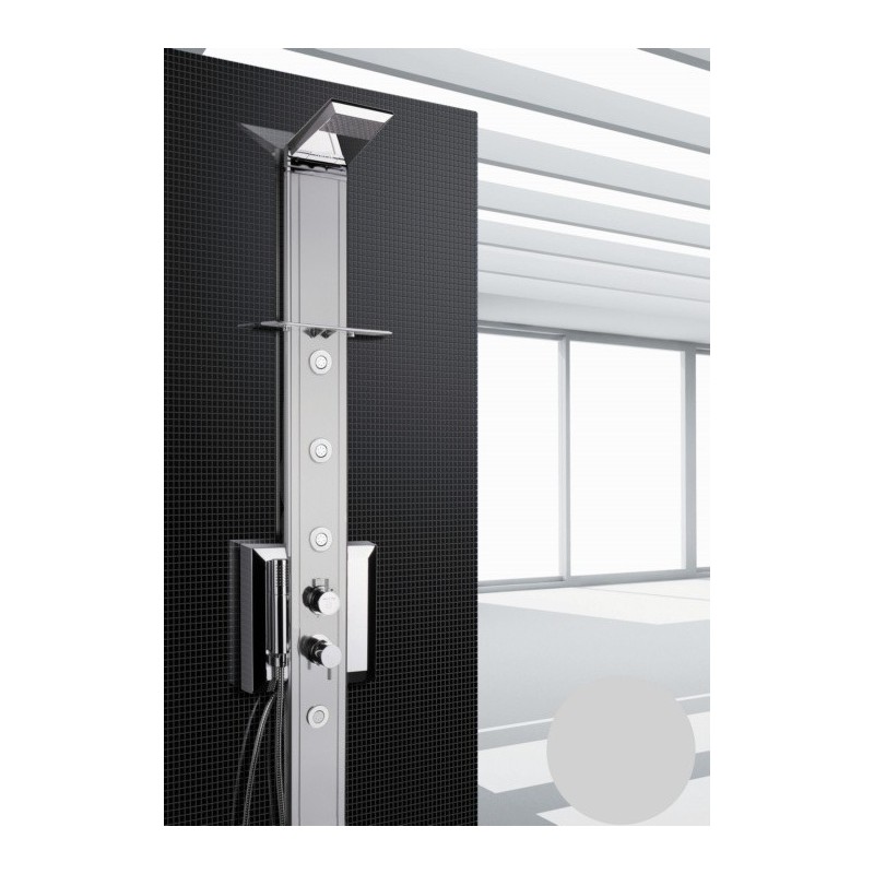 PRISMA pannello doccia termostatico 185 finitura satinato