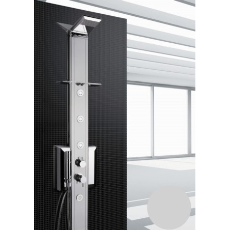 PRISMA pannello doccia termostatico 185 finitura satinato