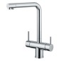 IDEALAQUA miscelatore cucina a 5 vie separate finitura cromo