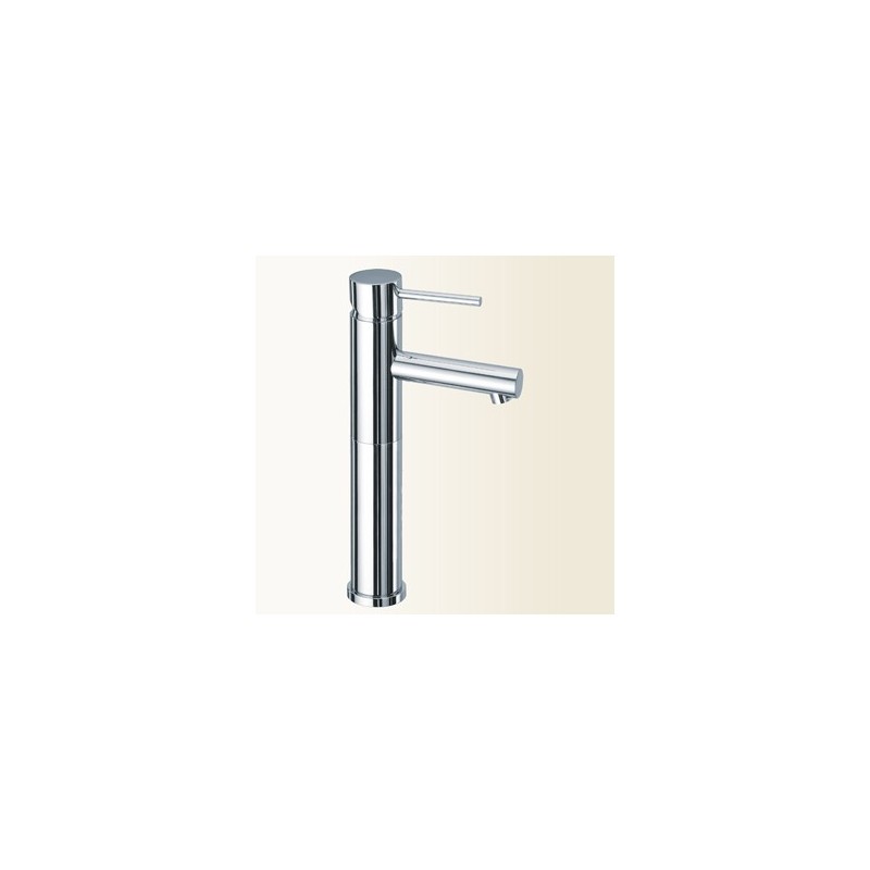 SIMPLY Miscelatore monocomando per lavabo con prolunga 130 mm finitura nickel spazzolato