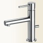 HEOS Miscelatore monocomando per lavabo finitura nickel spazzolato
