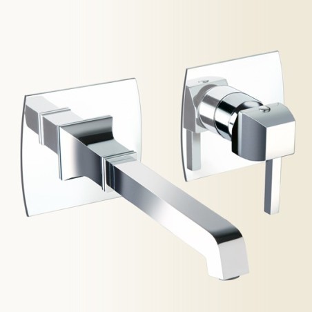 CHARLOTTE miscelatore monocomando lavabo da incasso finitura oro