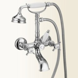 LIVINGSTONE gruppo vasca esterno finitura oro