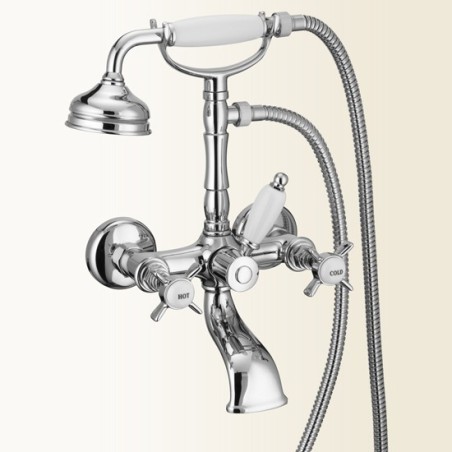 LIVINGSTONE gruppo vasca esterno finitura oro