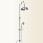 WELLNESS Colonna doccia in ottone retro' orientabile finitura oro