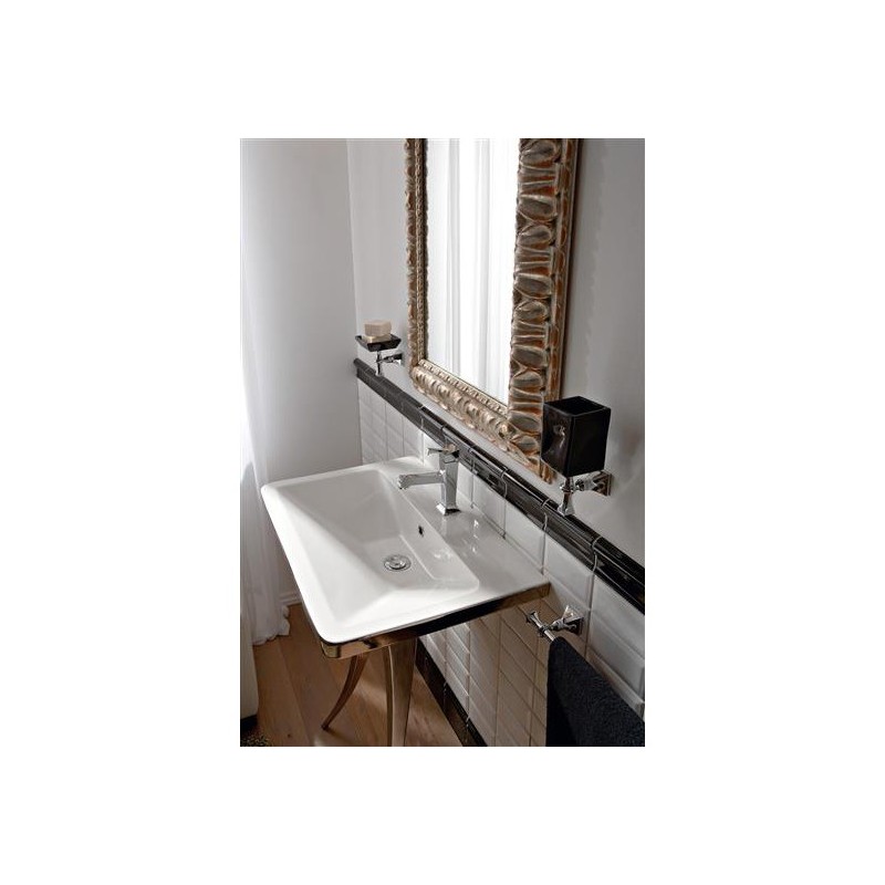 BUTTERFLY lavabo da appoggio o sospeso 70,5x46,5