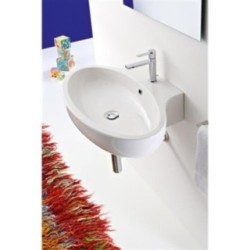 PLANET lavabo da appoggio o sospeso