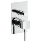 P-QUADRO rubinetto monocomando doccia incasso con deviatore