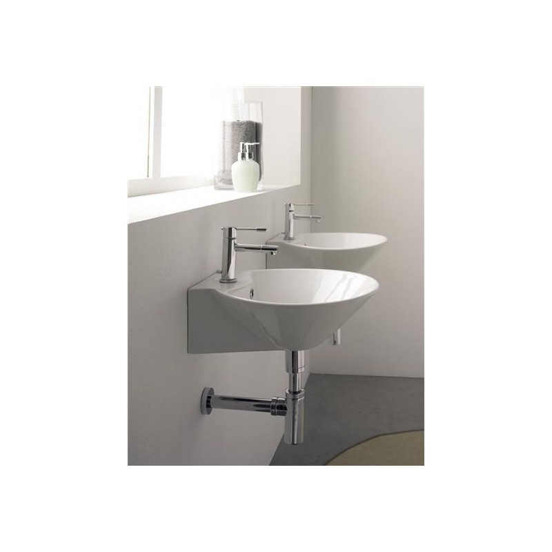 CONO R lavabo da appoggio o sospeso