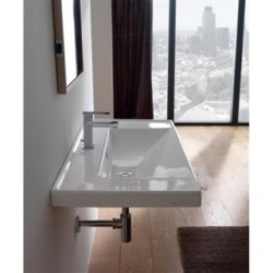 ML 90x47 lavabo da incasso o sospeso