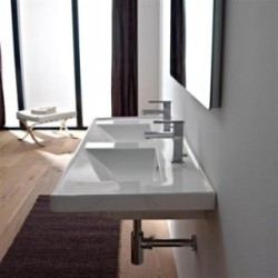 ML 120x47 lavabo da incasso o sospeso