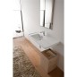 ML 90x47 DX lavabo da incasso o sospeso