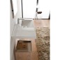 ML 90x47 SX lavabo da incasso o sospeso