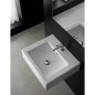 SQUARE 60B lavabo da appoggio o sospeso