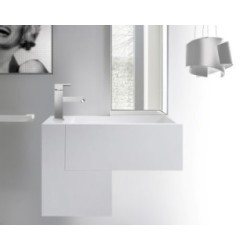 VICKY miscelatore monocomando lavabo con scarico automatico finitura cromo
