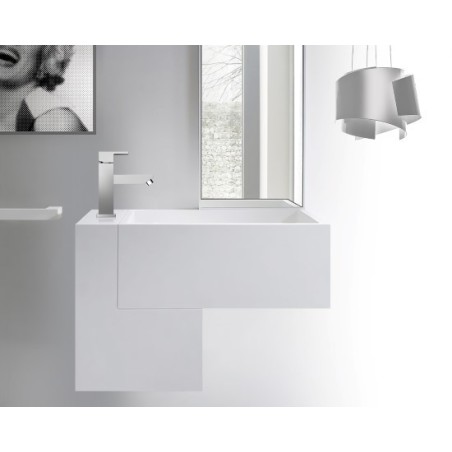 VICKY miscelatore monocomando lavabo con scarico automatico finitura cromo