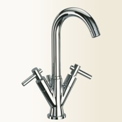 MOOD Monoforo per lavabo con canna alta