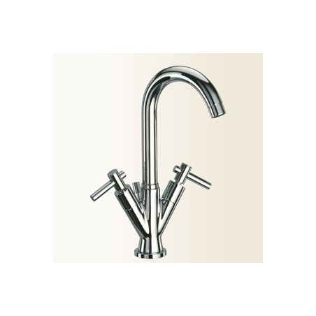 MOOD Monoforo per lavabo con canna alta