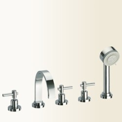 MOOD Batteria bordo vasca cinque fori