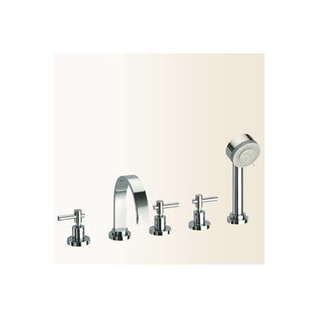 MOOD Batteria bordo vasca cinque fori