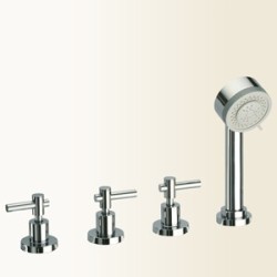 MOOD Batteria bordo vasca quattro fori