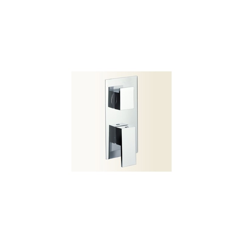 NEW SPACE Miscelatore per doccia ad incasso con deviatore a 4 uscite finitura cromo