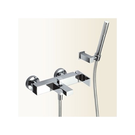 NEW SPACE Miscelatore per vasca esterno finitura cromo