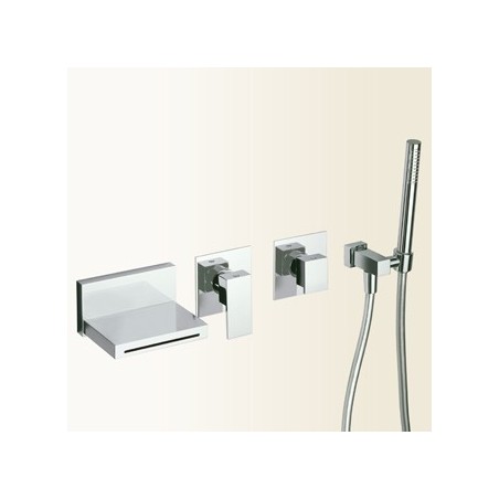 NEW SPACE Miscelatore per vasca ad incasso