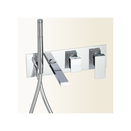 NEW SPACE Miscelatore per vasca ad incasso con deviatore