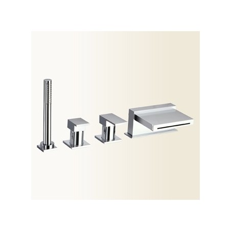 NEW SPACE Miscelatore bordo vasca 4 fori