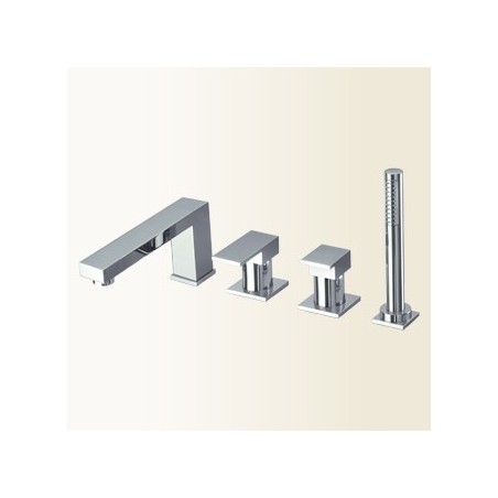 NEW SPACE Miscelatore bordo vasca 4 fori