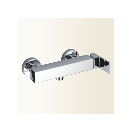 NEW SPACE Miscelatore per doccia esterno finitura nickel spazzolato