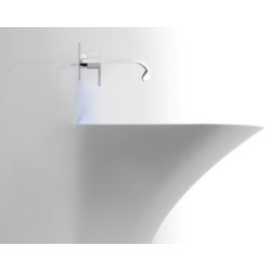 KLIP miscelatore monocomando lavabo ad incasso finitura nickel spazzolato