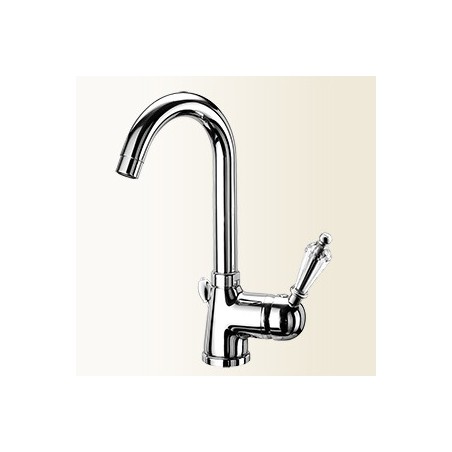 NEW VINTAGE miscelatore per lavabo con canna alta finitura cromo