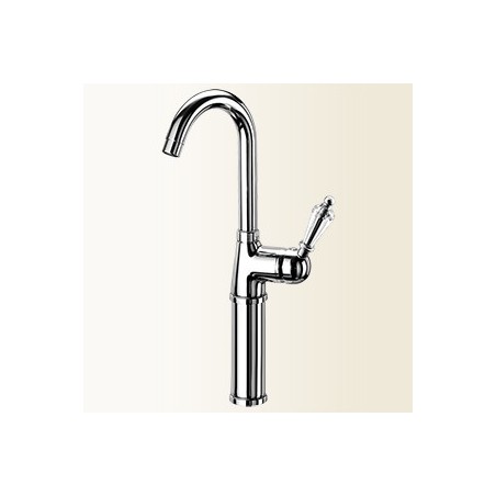 NEW VINTAGE miscelatore per lavabo con canna alta finitura cromo