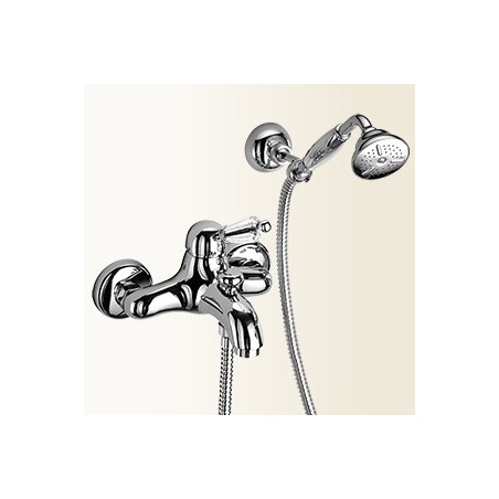 NEW VINTAGE miscelatore per vasca esterno finitura cromo