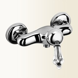 VERY VINTAGE miscelatore per doccia esterno finitura cromo