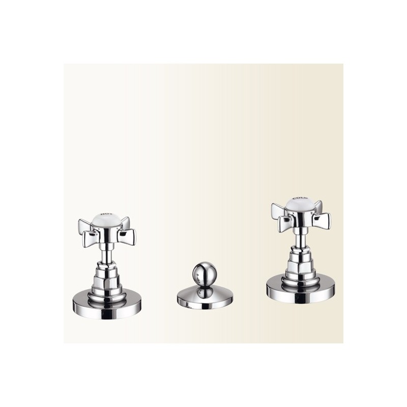 LIVINGSTONE batteria bidet finitura cromo