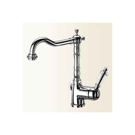 NEW VINTAGE miscelatore per lavabo con canna alta finitura vecchio bronzo