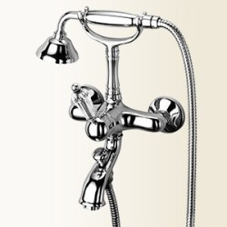 NEW VINTAGE miscelatore per vasca esterno finitura vecchio rame