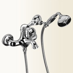 VERY VINTAGE miscelatore per vasca esterno finitura oro