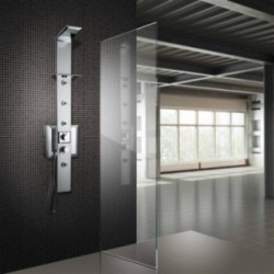 PRISMA pannello doccia termostatico 140 finitura cromo brillante