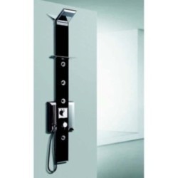 PRISMA pannello doccia termostatico 185 finitura nero