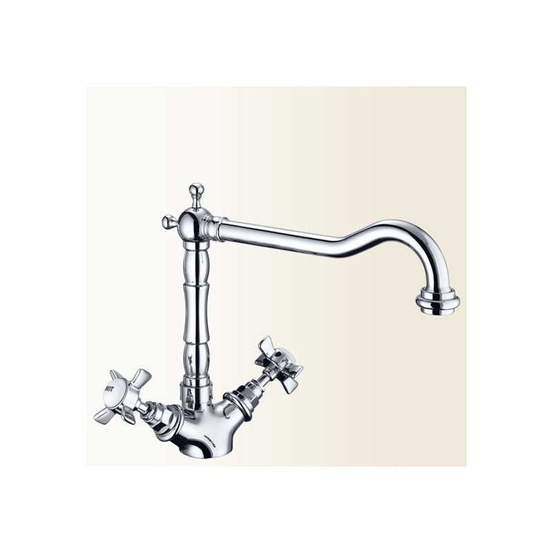 LIVINGSTONE monoforo lavello finitura cromo