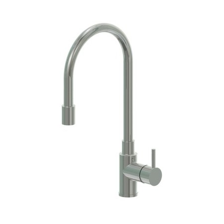 DUNA miscelatore lavello con doccia estraibile in acciaio inox finitura satinato