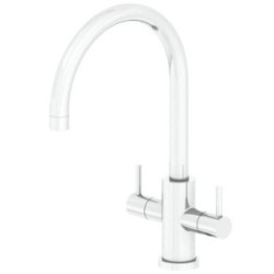 MINIMAL rubinetto lavello in acciaio inox finitura satinato