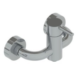 MINIMAL miscelatore doccia esterno in acciaio inox finitura satinato