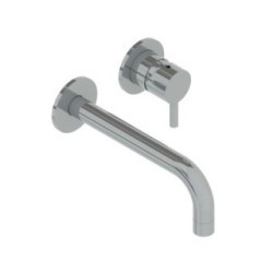 MINIMAL miscelatore lavabo incasso in acciaio inox finitura satinato